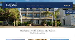 Desktop Screenshot of hotel-amiral.com